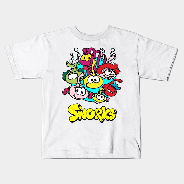 snorks Kids T-Shirt by sepedakaca